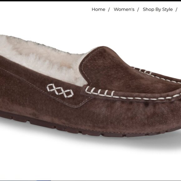 NIB UGG Women’s Ansley Slippers – Chocolate, Size 7 - Picture 4 of 9